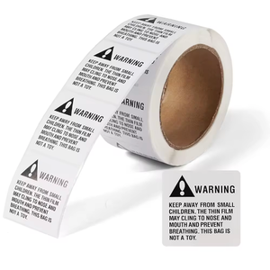 Tùy chỉnh con nghẹt thở nghẹt thở cảnh báo không thấm nước Đồng dính nhãn cho quà tặng & Craft bao bì - Product Image 1