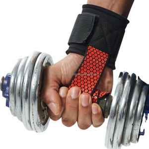 Printed 100% Cotton Weightlifting Straps Support Braces Wraps Belt Custom Logo <b>Webbing</b> Durable Non-slip - Product Image 1