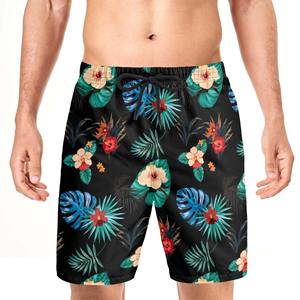 Shorts de bain, vêtements de bain, tissu à séchage rapide, caleçons de plage, taille élastique, léger, vêtements de surf et de natation - Product Image 1