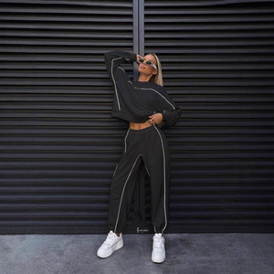 Ensemble de Survêtement <span class=keywords><strong>Femme</strong></span> PASUXI Grande Vente Printemps, Sweat à Capuche Décontracté et <span class=keywords><strong>Pantalon</strong></span> de Jogging Deux Pièces - Product Image 6
