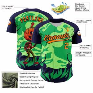 Uniforme de Béisbol y Sóftbol Personalizado por Sublimación para Hombre, Camiseta de Béisbol con Botones para Venta, Uniforme Deportivo para Equipos - Product Image 3
