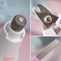 Kit de Toilettage Électrique pour Animaux : Coupe-Ongles et Lime à Ongles en Acier Inoxydable pour Chats et Chiens – Personnalisation OEM