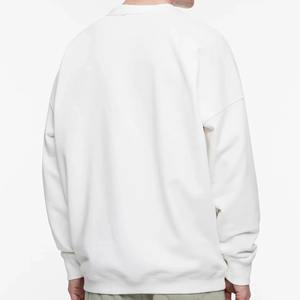 Sweat-shirts en molleton français de haute qualité, confortables, unis, pour hommes, tenues de sport personnalisées pour l'automne, gaufrés, solides - Product Image 5