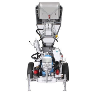 Malaxeur à béton électrique Mortel Meister MM260BS bleu 995 kg avec moteur, racloir et garantie d'un an pour une préparation efficace - Product Image 3