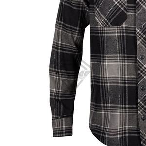 Camisas de franela de diseño personalizado para hombre, material de algodón de alta calidad, ligeras, transpirables, de secado rápido, de talla grande, camisas de franela - Product Image 4