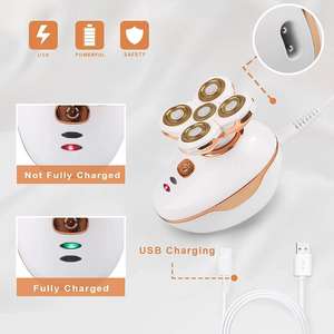 Épilateur électrique rechargeable portable pour femmes, tondeuse humide/sèche pour les jambes, les aisselles, la zone du bikini, rasoir sans fil indolore pour la voiture - Product Image 3