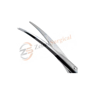 Zelmi กรรไกรผ่าตัดขนาด4.5นิ้ว (11ซม.) เหล็กปลายทื่อกรรไกรตัดเหล็กสแตนเลสแบบแมนนวล - Product Image 2
