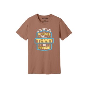 Camiseta informal de algodón 100% con impresión de temas de Buda en 3D, 12 opciones de color, 160-180, colocación de diseño personalizable GSM pesado - Product Image 1