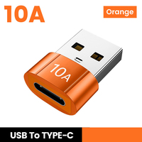 Adaptateur USB-C 10A pour charge rapide et transfert de données, compatible avec smartphones, tablettes et ordinateurs portables
