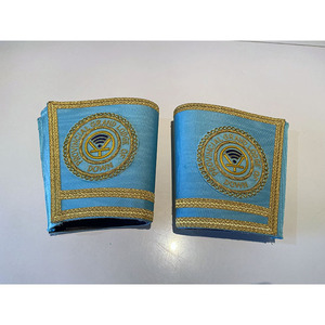 Gran Logia Provincial Puños MASONIC REGALIA LODGE OFICIAL GUANTLETS/PUÑOS CON EMBLEMA - Product Image 1