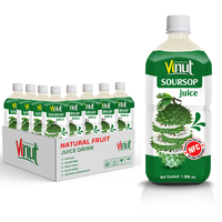 1 Liter Puree Zuurzakvruchtensap, zonder toegevoegde suiker, Halal BRC, OEM ODM Private Label drankenfabrikant