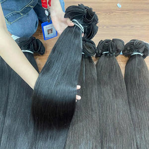 Extensiones de pelo de trama atadas a mano nuevas invisibles rusas de fábrica al por mayor extensión atada a mano vietnamita para peluquería - Product Image 4
