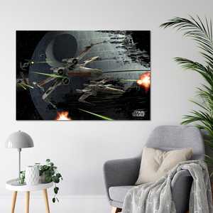 Affiche murale de style moderne Star Wars X-Wings Space Battle pour décoration murale - Product Image 3