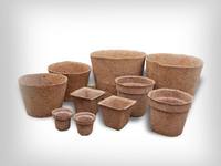 Pots de CocoCoir compressés de qualité Alternative saine naturelle pour la croissance des plantes Pots de fleurs en cosse de noix de coco verte pour votre jardin