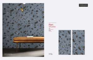 FLORI SHUTTEL Carreaux en porcelaine émaillée à finition sculptée aspect terrazzo - Product Image 3