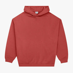 Sudaderas con Capucha de Primera Calidad, Color Rojo, 100% Algodón, con Bolsillos Ocultos, Diseño Clásico, Ajuste Cómodo, para Invierno - Product Image 1