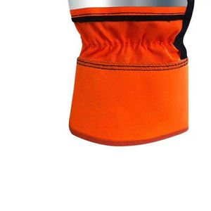 Gants en cuir industriel à double renfort de paume Gants de sécurité pour le dos en coton respirant avec protection renforcée - Product Image 5