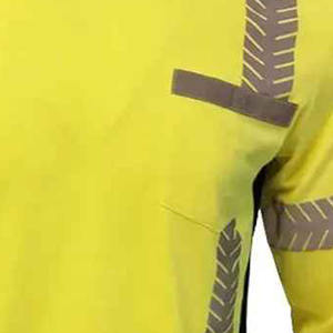 Chemise à manches longues de sécurité réfléchissante haute visibilité haute visibilité vêtements de travail 2025 chemise de sécurité à manches longues haute visibilité - Product Image 4