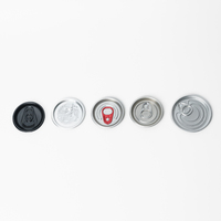 Boîtes en aluminium de qualité supérieure, languette à anneau, B64, grandes boîtes en aluminium à ouverture facile, couvercles pour canettes de boissons en plastique