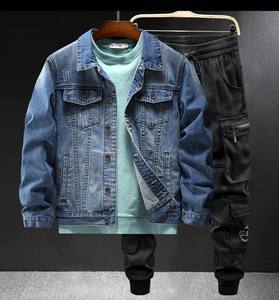 Chaqueta de Mezclilla Térmica Unisex de Invierno, Estilo Coreano, Informal, Estilo Urbano, Transpirable, de Secado Rápido, 100% Algodón Orgánico - Product Image 1