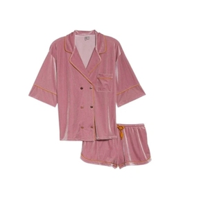2026 ensemble de survêtement 2 pièces écologique personnalisé pour femmes course en plein air velours costume court en gros - Product Image 6