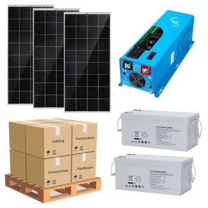 Kit completo de paneles solares de 4.000W con inversor y cargador de 12V - Product Image 1