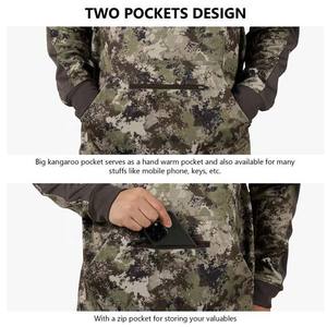 Logotipo personalizado de alta calidad con estampado completo de pesca Uv Sudadera con capucha de manga larga con capucha de lana sudaderas con capucha de pesca ropa deportiva caza pesca - Product Image 4