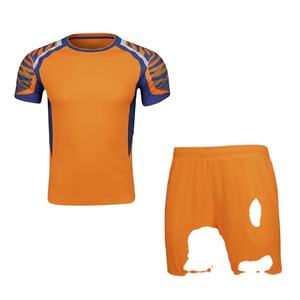 Camiseta de Fútbol Personalizada al por Mayor, Impresión por Transferencia de Calor, Conjunto Completo, Transpirable, de Malla de Poliéster, Manga Corta - Product Image 2