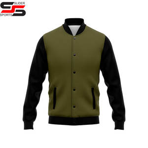 Veste bomber d'hiver pour homme de haute qualité, style décontracté, personnalisable OEM ODM, prix abordable, veste de baseball, fournisseur en gros - Product Image 3