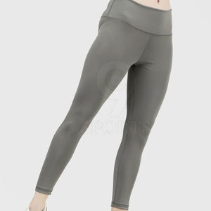 Legging de yoga personnalisé pour femmes avec motif solide unique Pantalon en polyester taille moyenne Design de style unique - Product Image 3