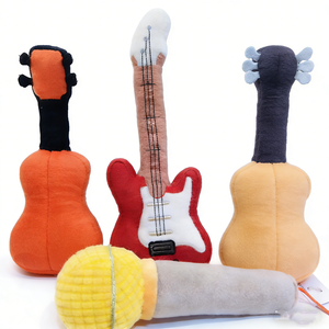 Ensemble d'instruments de musique en peluche personnalisés, guitare et microphone en peluche douce pour enfants de 2 à 4 ans, cadeau d'anniversaire unisexe - Product Image 4