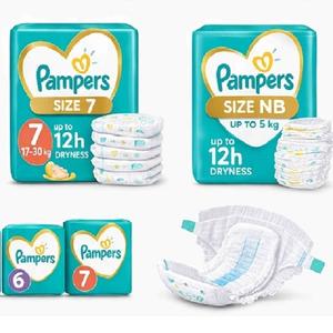 Pañales Desechables para Bebé con Protección Contra Fugas / Suministro del Fabricante Pampers / Pañales Suaves para Bebé - Product Image 1