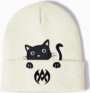 Bonnet d'hiver personnalisé avec broderie Automne Hiver Mode Casquettes en laine Chapeaux Bennie pour la plage et les voyages - Product Image 3