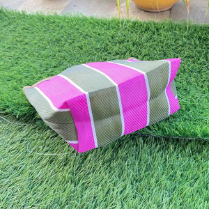 กระเป๋าผ้าไนลอนสำหรับเดินทางชายหาดแบบมีซิปใช้ซ้ำได้เป็นมิตรกับสิ่งแวดล้อมกระเป๋าเครื่องสำอาง - Product Image 1