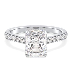 REYES Venta Directa de Fábrica 14K Oro 3,49 Quilates Moissanite Anillos de Compromiso para Mujeres Diseño Elegante Boda Joyería Fina - Product Image 2