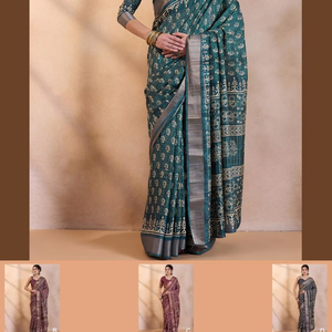 Premium Handloom Holland Silk Sarees Tissu Couleur assortie pour rideaux élégants et designers Holland Silk Saree Luxurious Sarees - Product Image 1