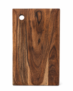 Planche à découper rectangulaire en bois d'acacia de qualité supérieure avec trou de suspension, épaisseur 1,5 cm, passe au lave-vaisselle - Product Image 1