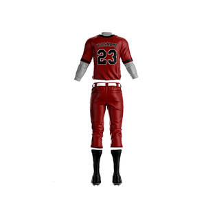 Conjunto de uniforme de béisbol, kit de pantalones de Jersey hecho a medida con bordado de logotipo de nombre de equipo para juegos de entrenamiento - Product Image 5