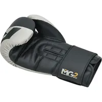 Guantes de entrenamiento de boxeo de cuero real gris de calidad superior profesional Diseño personalizado Guantes de combate Cuero de PU al por mayor