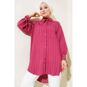 Túnica Puño Encaje Rosa Polvoriento - Product Image 3