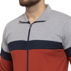 Nueva moda para hombre, chándales de lana con cuello vuelto, ropa de entrenamiento físico atlético, conjuntos de chaqueta y pantalones con cremallera de dos piezas para hombre - Product Image 5
