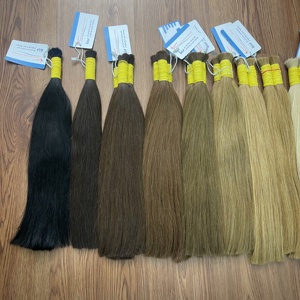 COLOR PELO A GRANEL Hermosas y de alta calidad Extensiones de cabello liso a granel 100% cabello humano listo para enviar - Product Image 4