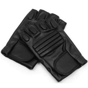 Gants de course d'été de protection confortables gants de vélo en cuir demi-doigt pour le sport et la moto pour le cyclisme - Product Image 4
