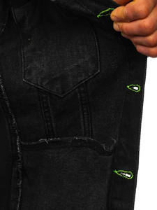 Customized Men's Denim Hoodies Regular Fit Breathable Eco-Friendly Winter Streetwear OEM Service - Product Image 6