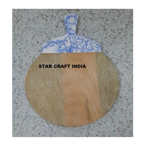 Planche à découper en bois de haute qualité Planche à découper en bois personnalisée de cuisine Planche à charcuterie d'acacia en résine époxy - Product Image 6