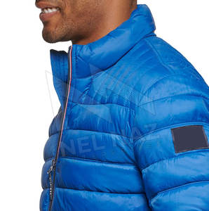 Chaqueta Acolchada Impermeable con Capucha y Logotipo Personalizado 2023 para Hombre, Chaqueta de Invierno de Alta Calidad con Cuello Alto y Tela de Lona Transpirable - Product Image 3