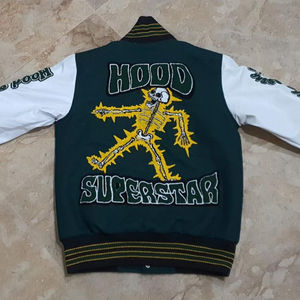 Chaqueta Universitaria de Béisbol Personalizada de la Mejor Calidad para Adultos y Jóvenes, Chaquetas Universitarias de Forro Polar con Color Personalizado, Secado Rápido y Transpirable - Product Image 2