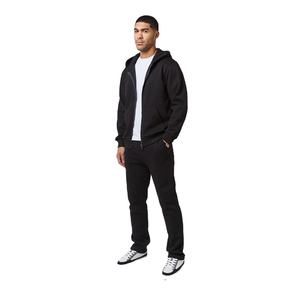 Survêtement à capuche 100% coton pour hommes hiver Style solide ensembles survêtement avec logo de broderie en détresse pour hommes femmes enfants - Product Image 1