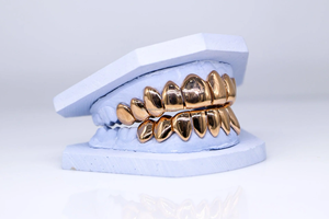 Custom Gold & Rose Gold Plated Iced Out Hiphop Rock Grillz Teeth 925 Sterling <b>Silver</b> Sparkling Grillz for Teeth - Product Image 3