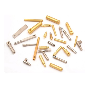 Goupille de prise en laiton pour prises électriques et connecteurs résistants à la corrosion, usinés avec précision avec nickelage - Product Image 1